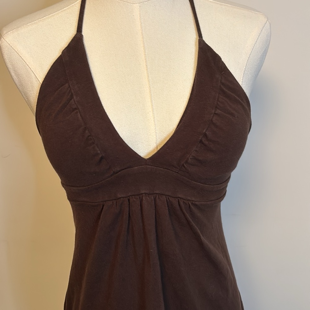 Moda international brown spaghetti strap dress size S - Picture 3 of 4